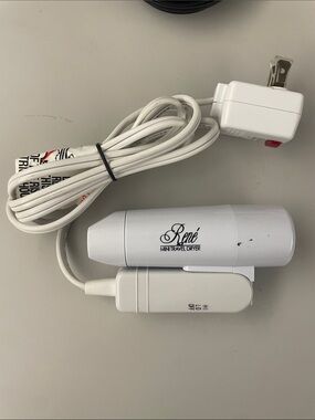 White Mini Travel Hair Dryer - Compact Portable Dryer